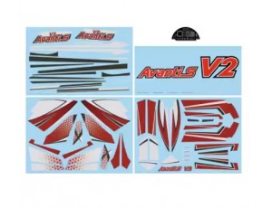 Freewing Avanti S V2 Decal Set